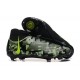 Cheap Nike Phantom Luna Elite FG High Top Black Green Soccer Shoes Sale