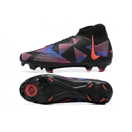 Cheap Nike Phantom Luna Elite FG High Top Black Pink Soccer Shoes Sale