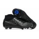 Cheap Nike Phantom Luna Elite FG High Top Black White Soccer Shoes Sale