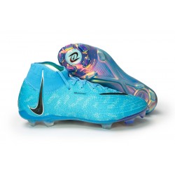 Nike Phantom Luna Elite FG High Top Blue Black Soccer Shoes