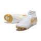 Cheap Nike Phantom Luna Elite FG High Top Gold White Soccer Shoes Sale