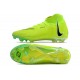 Cheap Nike Phantom Luna Elite FG High Top Green Yellow Black Soccer Shoes Sale