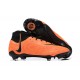 Cheap Nike Phantom Luna Elite FG High Top Orange Black Soccer Shoes Sale