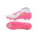 Cheap Nike Phantom Luna Elite FG High Top Peach White Gold Soccer Shoes Sale