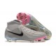 Cheap Nike Phantom Luna Elite FG High Top Pink Grey Black Soccer Shoes Sale