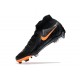 Cheap Nike Phantom Luna Elite FG High Top Soccer Shoes Black Orange Sale