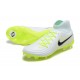 Cheap Nike Phantom Luna Elite FG High Top White Black Yellow Green Soccer Shoes Sale