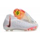 Cheap Nike Phantom Luna Elite FG High Top White Orange Soccer Shoes Sale