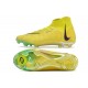 Cheap Nike Phantom Luna Elite FG High Top Yellow Black Soccer Shoes Sale