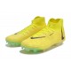 Cheap Nike Phantom Luna Elite FG High Top Yellow Black Soccer Shoes Sale