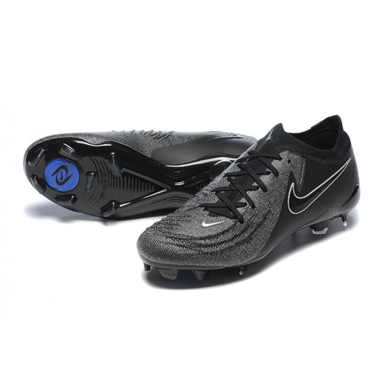 Cheap Nike Phantom Luna Elite FG Low All Black Soccer Shoes Sale