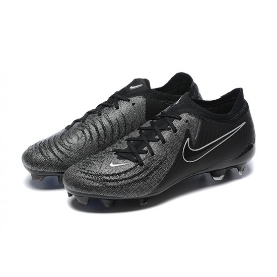 Cheap Nike Phantom Luna Elite FG Low All Black Soccer Shoes Sale