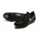 Cheap Nike Phantom Luna Elite FG Low Black Gold Soccer Shoes Sale