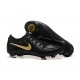 Cheap Nike Phantom Luna Elite FG Low Black Gold Soccer Shoes Sale