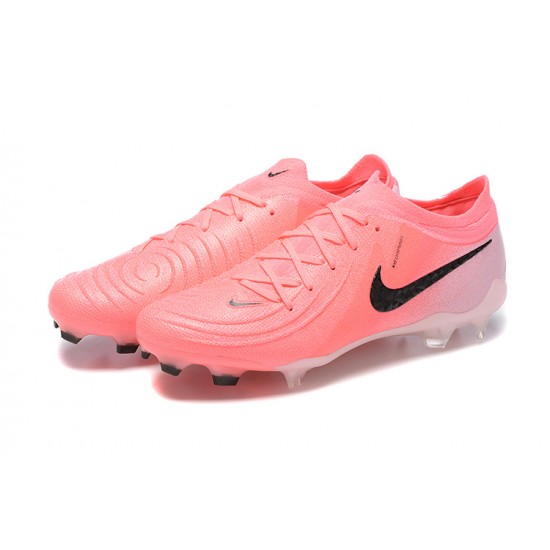 Cheap Nike Phantom Luna Elite FG Low Black Pink Soccer Shoes Sale