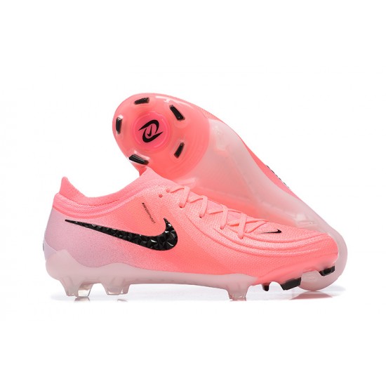 Cheap Nike Phantom Luna Elite FG Low Black Pink Soccer Shoes Sale