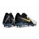 Cheap Nike Phantom Luna Elite FG Low Black White Gold Soccer Shoes Sale