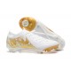 Cheap Nike Phantom Luna Elite FG Low Gold White Soccer Shoes Sale