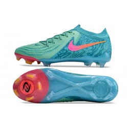 Nike Phantom Luna Elite FG Low Green Blue Soccer Shoes