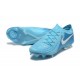 Cheap Nike Phantom Luna Elite FG Low Ltblue White Soccer Shoes Sale