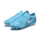 Cheap Nike Phantom Luna Elite FG Low Ltblue White Soccer Shoes Sale