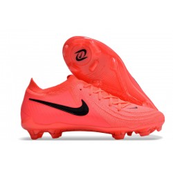 Nike Phantom Luna Elite FG Low Peach Black Soccer Shoes