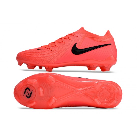 Cheap Nike Phantom Luna Elite FG Low Peach Black Soccer Shoes Sale