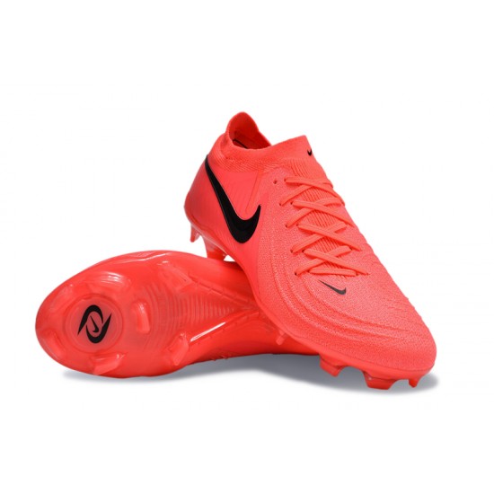 Cheap Nike Phantom Luna Elite FG Low Peach Black Soccer Shoes Sale