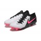 Cheap Nike Phantom Luna Elite FG Low Pink Black White Soccer Shoes Sale