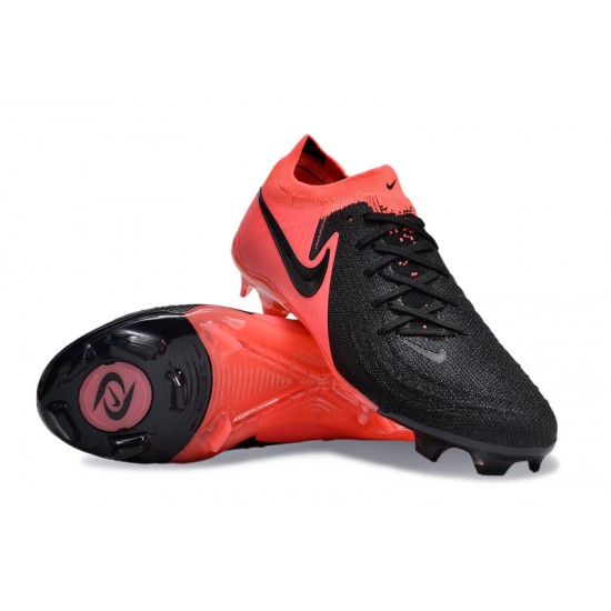 Cheap Nike Phantom Luna Elite FG Low Purple Black Peach Soccer Shoes Sale