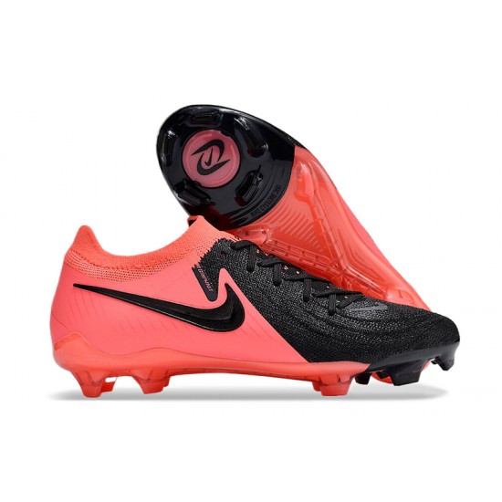 Cheap Nike Phantom Luna Elite FG Low Purple Black Peach Soccer Shoes Sale