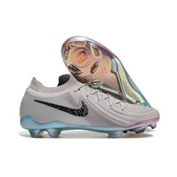 Nike Phantom Luna Elite FG Low Soccer Shoes Grey Black