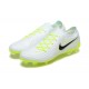 Cheap Nike Phantom Luna Elite FG Low White Black Green Soccer Shoes Sale