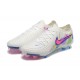 Cheap Nike Phantom Luna Elite FG Low White Blue Pink Soccer Shoes Sale