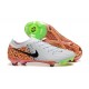 Cheap Nike Phantom Luna Elite FG Low White Green Soccer Shoes Sale