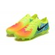 Cheap Nike Phantom Luna Elite FG Low Yellow Black Blue Soccer Shoes Sale