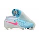 Cheap Nike Phantom Luna Elite FG Ltblue Beige Pink High Soccer Shoes Sale