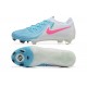 Cheap Nike Phantom Luna Elite FG Ltblue Beige Pink Low Soccer Shoes Sale