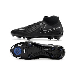 Nike Phantom Luna Elite NU FG All Black White High Soccer Shoes