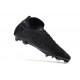 Cheap Nike Phantom Luna Elite NU FG All Black White High Soccer Shoes Sale