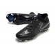 Cheap Nike Phantom Luna Elite NU FG All Black White High Soccer Shoes Sale