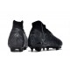 Cheap Nike Phantom Luna Elite NU FG All Black High Soccer Shoes Sale