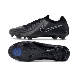 Nike Phantom Luna Elite NU FG All Black White Low Soccer Shoes