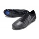 Cheap Nike Phantom Luna Elite NU FG All Black White Low Soccer Shoes Sale