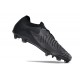 Cheap Nike Phantom Luna Elite NU FG All Black White Low Soccer Shoes Sale