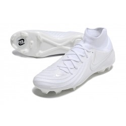 Nike Phantom Luna Elite NU FG All White High Soccer Shoes