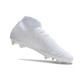 Cheap Nike Phantom Luna Elite NU FG All White High Soccer Shoes Sale