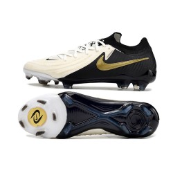 Nike Phantom Luna Elite NU FG Beige Gold Black Low Soccer Shoes