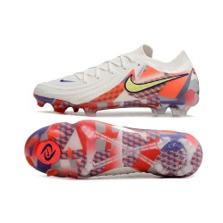 Nike Phantom Luna Elite NU FG Beige Yellow Orange Low Soccer Shoes