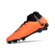 Cheap Nike Phantom Luna Elite NU FG Black Orange High Soccer Shoes Sale